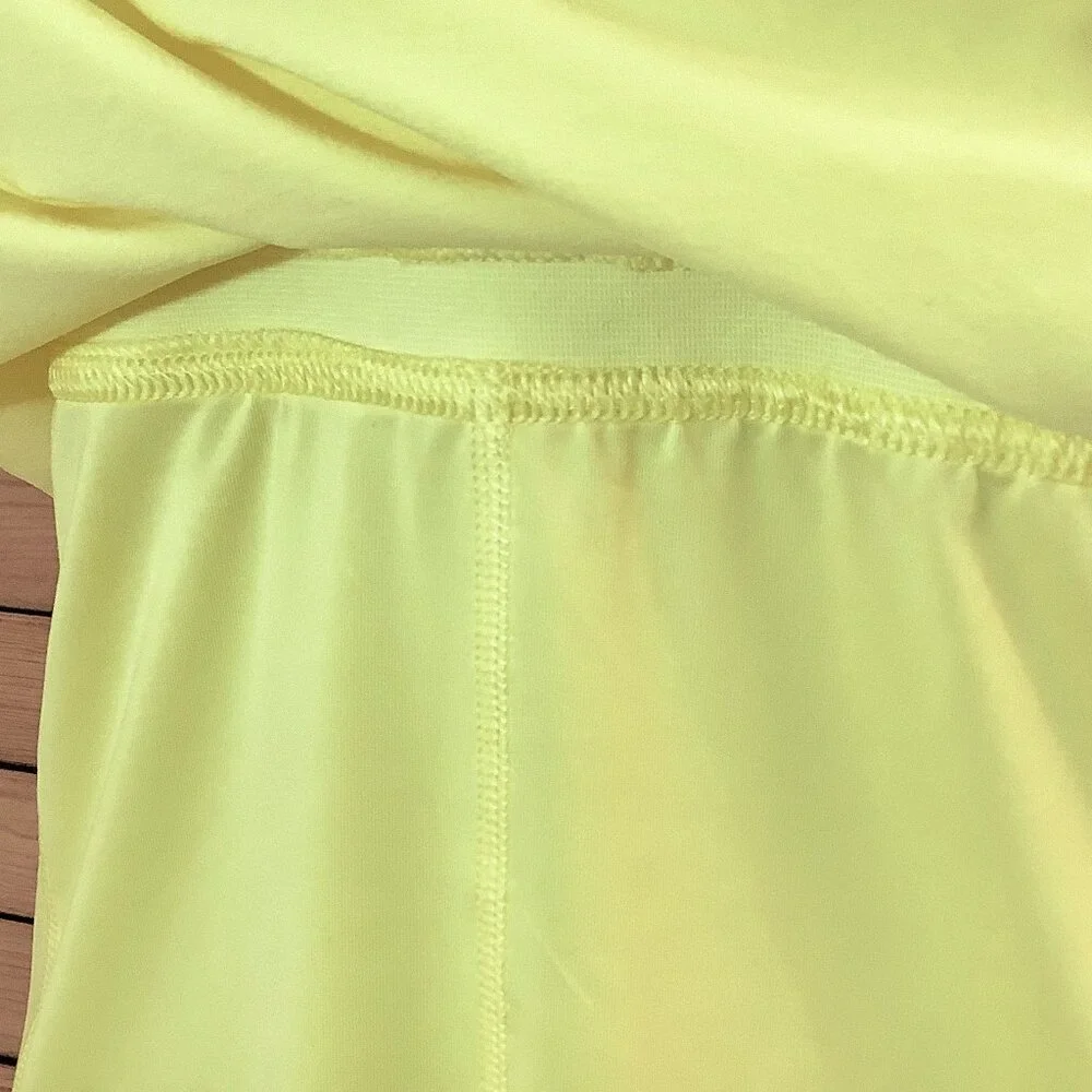 Strappy Dress /Jumper / Skort Medium Yellow Straps Pockets NWT. Target